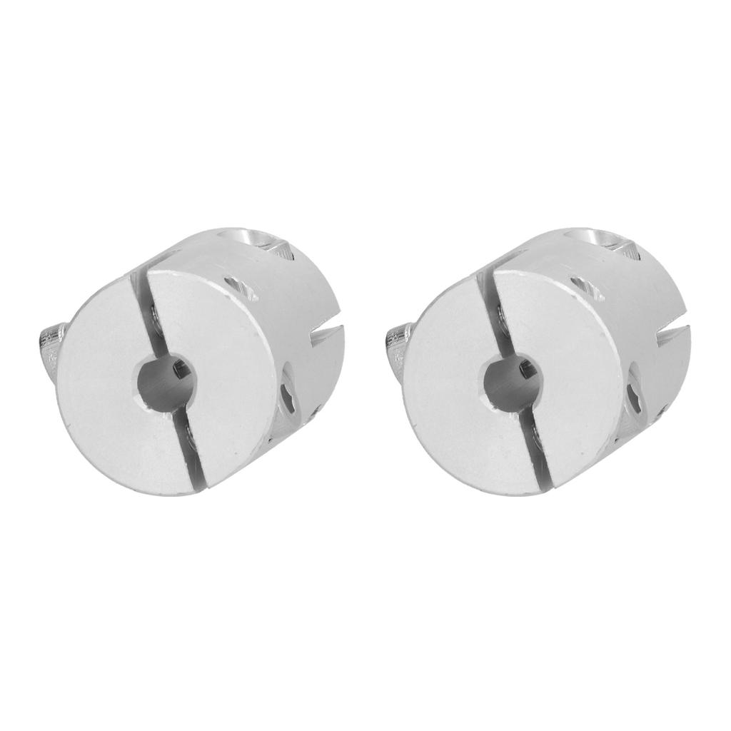 2Pcs Shaft Couplers Aluminum Alloy High Load 6mm To 6mm Bore Couplings Metal Parts