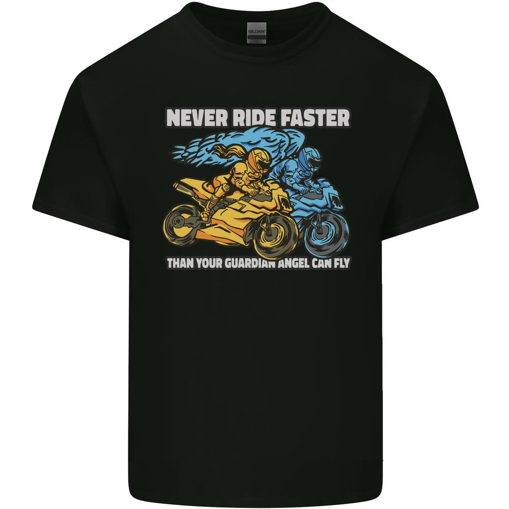 Bike Safety Motorbike Biker Motorcycle Unisexs Light Cotton TShirt