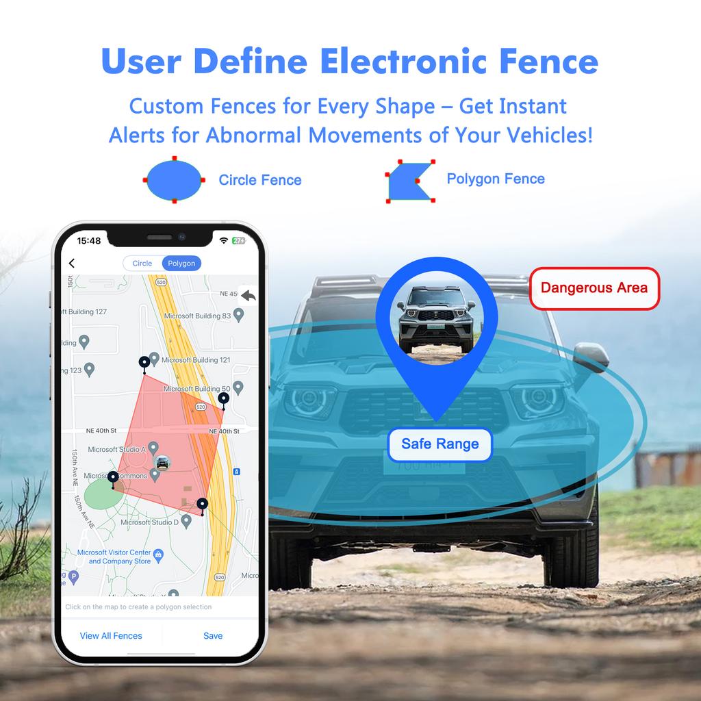 4G GPS Tracker With Long Standby Time - Real-Time Location Monitoring Wide Application Subscription Required 7