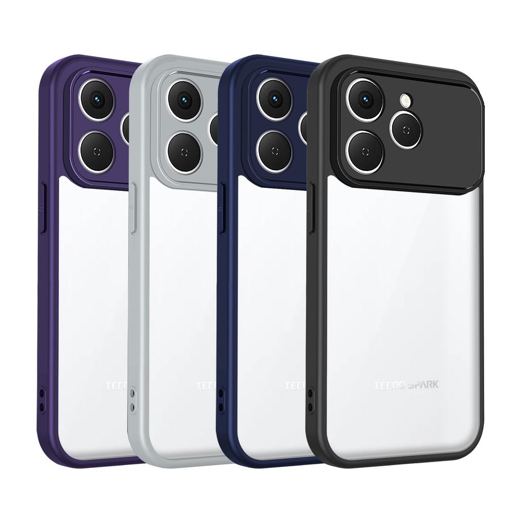 Для Tecno Spark 40 Чехол для Tecno Spark 40 Чехол для телефона Tecno Spark 40 Обложка для Tecno Spark 40 Бампер с воздушной подушкой Прозрачная Матовая Задняя крышка Жесткая