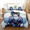 Fashion 3D Print Anime Blue Lock Comfortable Duvet Quilt Cover Pillowcase Bedding Set Children Bedroom Decoration Home Textile