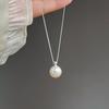 Women Necklace Faux Pearl Pendant Copper Snake Bone Chain Party Wedding Prom Clavicle Necklace Neck Jewelry