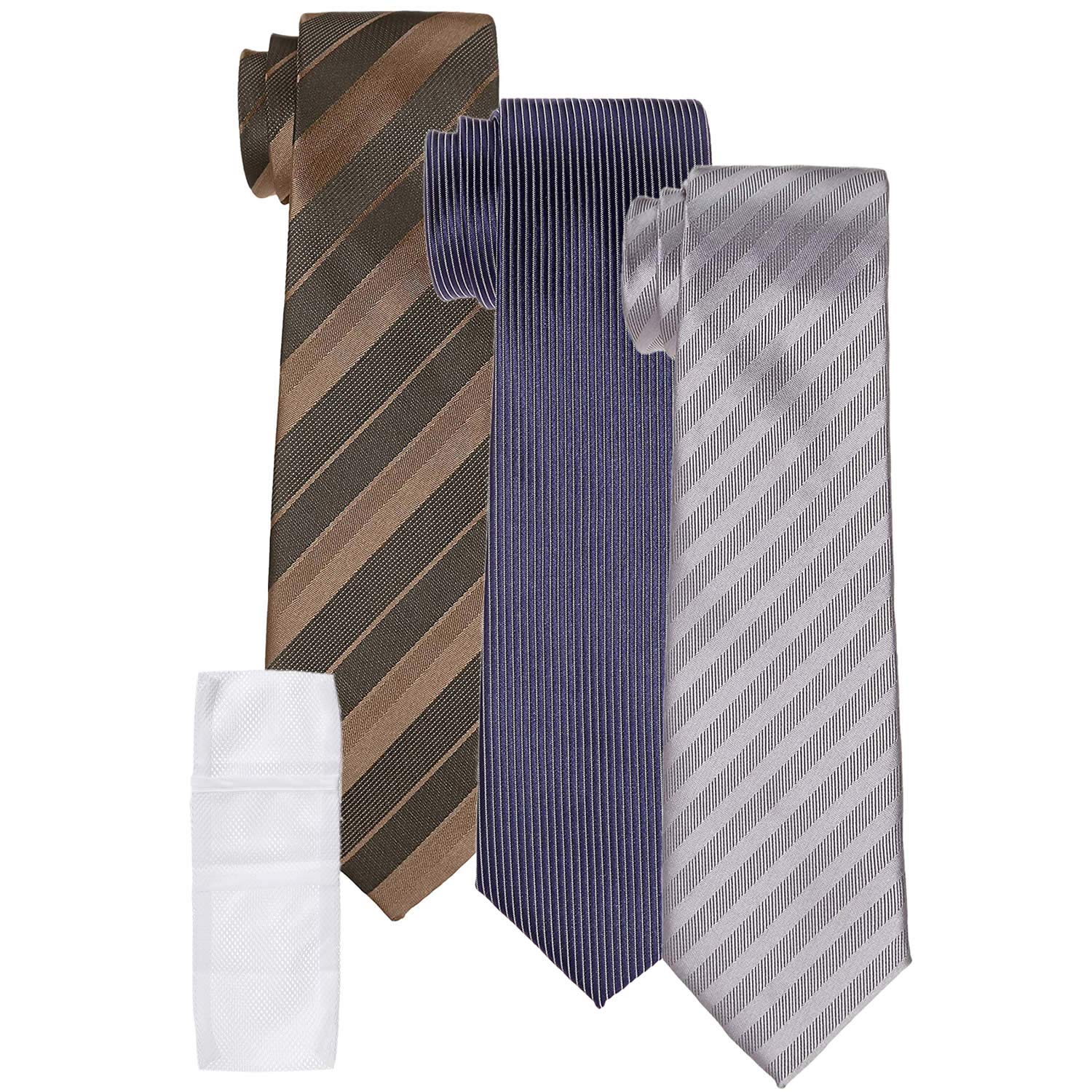 [Dresscode101] [dresscode101] Набор из 3 тщательно отобранных тонких галстуков из 30 стилей. Ширина лезвия 7 см. стирающийся. Галстук-бабочка-набор Мужской 2. Япония. Один размер.