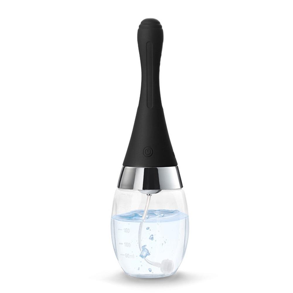 Fully Automatic Enema Cleaning Container, Vagina and Anal Cleaner Douche, Bulb Design Silicone Health Tool Sex Toy for Woman and Man