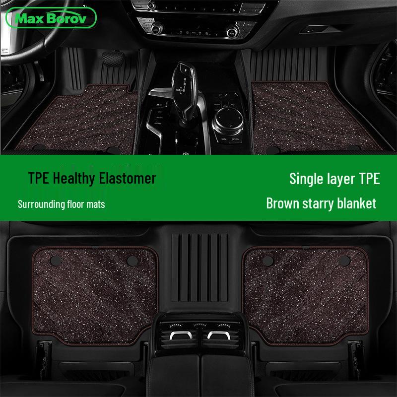 Car TPE Floor Mats for Hongqi Models: 25, H5, HS5, EQM5, HS3 PHEV, H6, HS7, H9