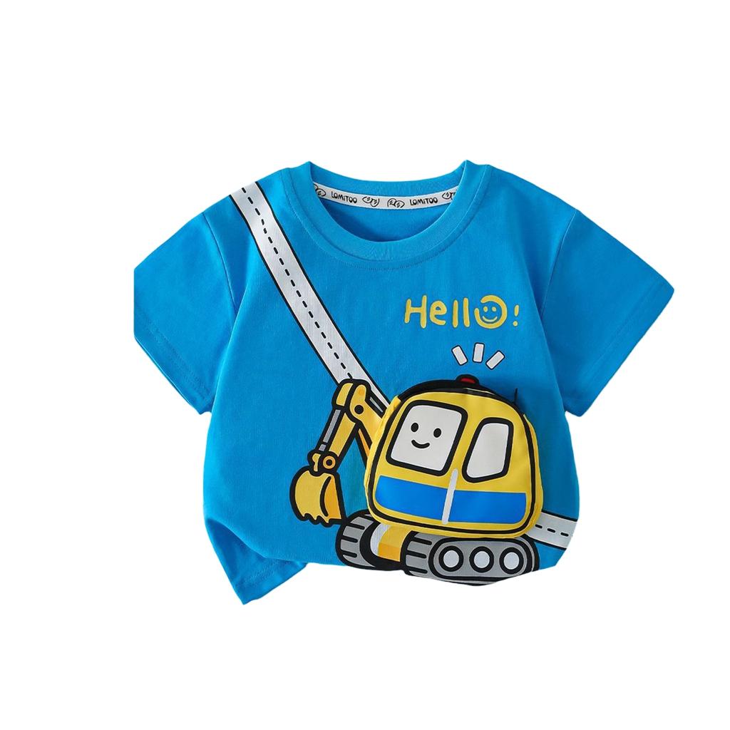 Kids Unisex Long Sleeve T-Shirt Print Comfortable Inner Layer Casual Top for Boys and Girls