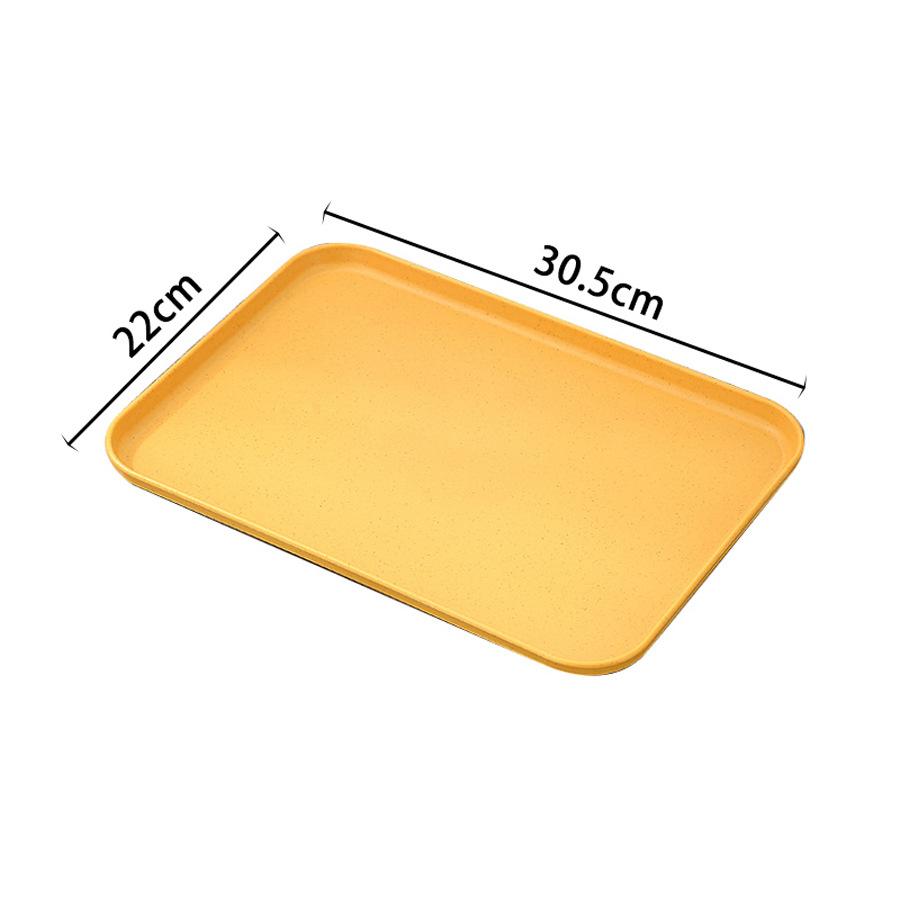Thickened New Color Large Tray Creative Kindergarten Restaurant Tea Snack Tray Fruit Tray Fast Food Serving Tray
