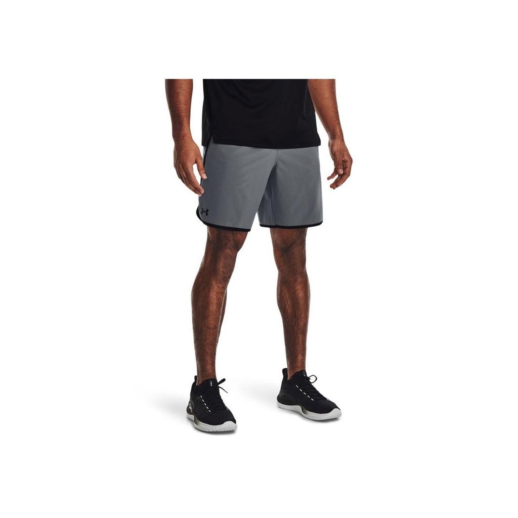 Under Armour Solid Woven 8-Inch Shorts Men Bottoms Grey 1377026-012