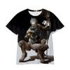 Wukong Cartoon Game 3D Digital Printed Loose Casual T-shirt