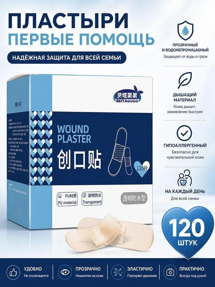 Waterproof transparent medical BEITAGOGO patches, thin breathable elastic bactericidal for wounds and cuts