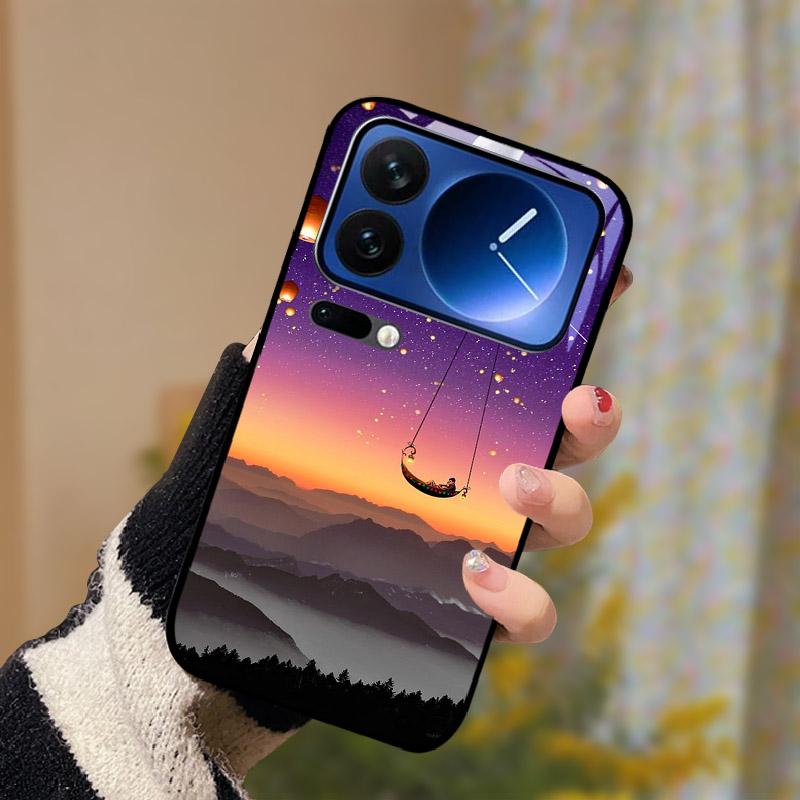 Pour Xiaomi 17 Pro Max 17Pro Mi 17 Coque Antichoc Verre Trempé Housse de Téléphone Pour Xiaomi17 Pro 17ProMax Pare-chocs Arrière Fundas Coque