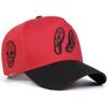 Baseball Stitching Embroidered Footprint Neutral Gender Women  Men For Caps Spring Autumn Outdoor Adjustable Casual Hats Sunscreen Hat Sports Cap