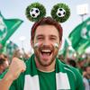 Football Headband with 3D Football Patch Anti-Slip Comfortable Hair Hoop for Adults