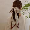 Fashion Neckerchief Skinny Hair Bands Women Silk Scarfs Long Headbands Bag Scarves 14x145cm Print Hairband Neck Scarf For Ladies