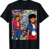 Black Girls Lofi Music 90s Afro Retro Anime Cartoon Style T-Shirt