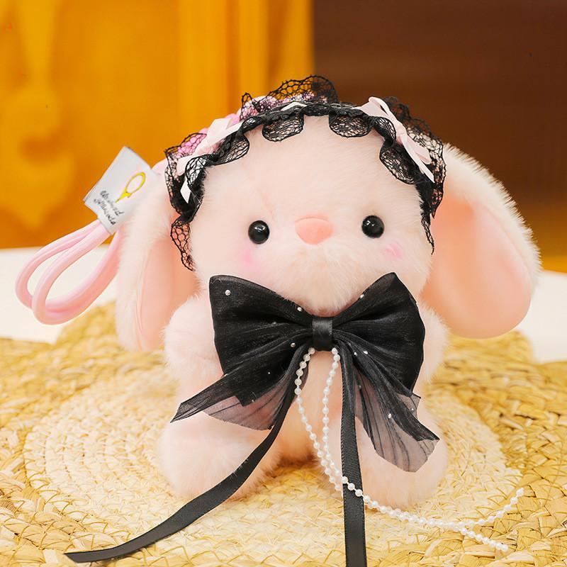 Bunny Lolita Plush Keychain Cute Hanging Doll For Bag Decor And Gift