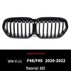 Compatible Black Chrome Kidney Grille for 2020-2022 BMW X1 F48/F49