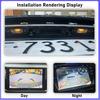 CCD Night Vision Backup Camera License Plate Camera Reverse Rear View Camera For BMW E63 E64 2004 2005 2006 2007 2008 2009 2010