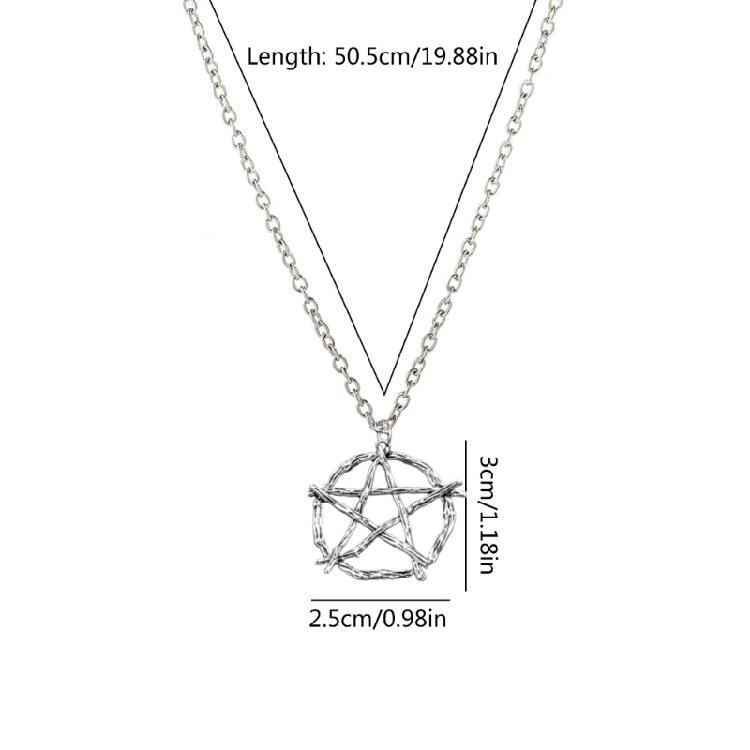 Jewelry Party Geometric Star Necklace Daily Wear Jewelry Punk Hip Hop Choker
