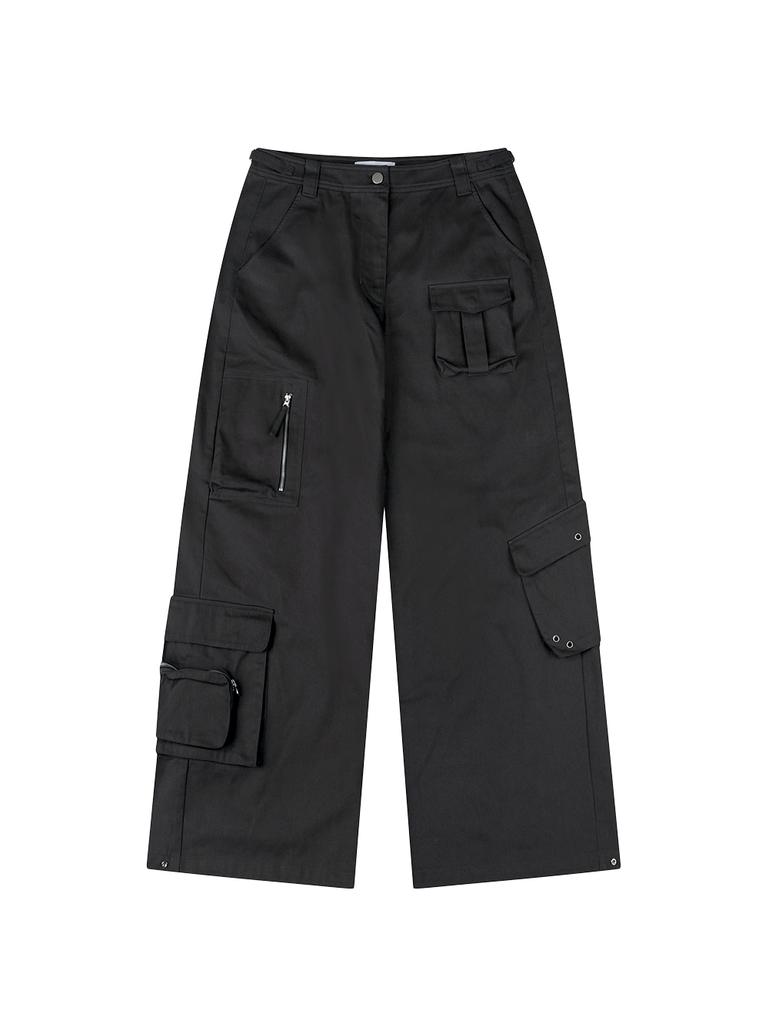 TUOMIO Multi Pocket Cargo Pants [Charcoal]