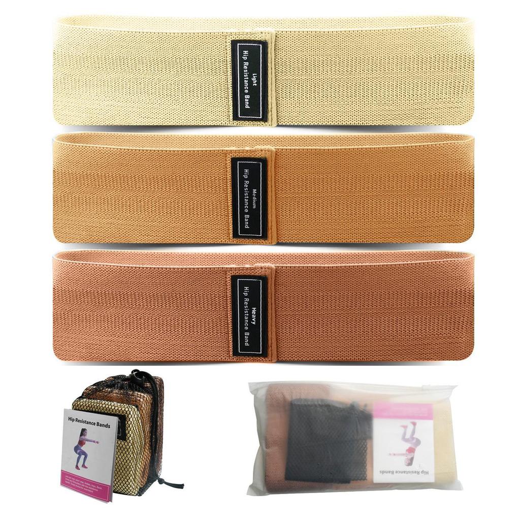 Elastic Resistance Bands for Fitness, Booty, Squat & Glute Workouts