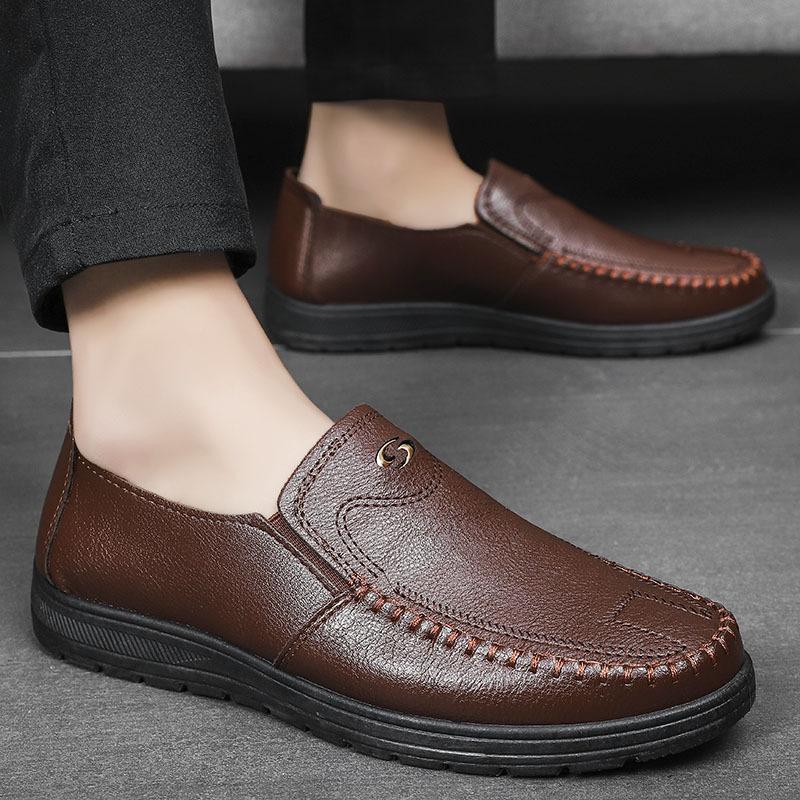 

Черные туфли-лоферы для мужчин 2024 года, дизайнерская повседневная обувь из кожи, мужские итальянские туфли-лоферы для мужчин Chaussure Homme Zapatillas De Hombre 39