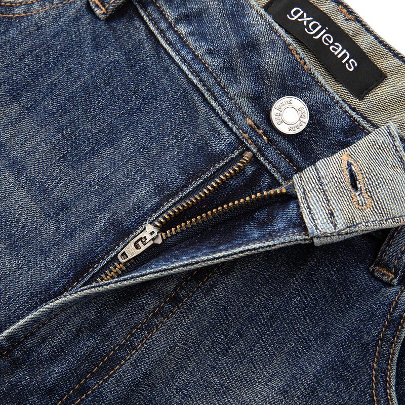 Gxg.jeans Men's Distressed Washed Straight-Leg Jeans