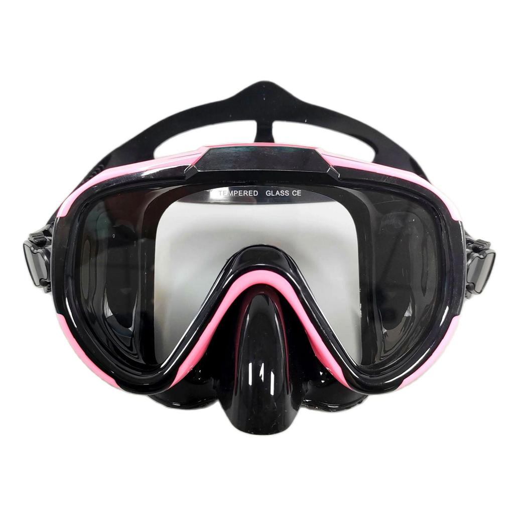 HD Diving Goggles: Large Frame Adult Snorkeling Mask with Tempered Glass & Liquid Silicone