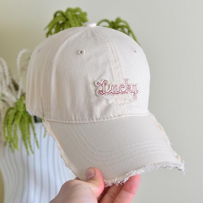 Unisex Letter Embroidery Washed Cotton Spring Summer Baseball Cap Men Women Outdoor Sports Snapback Hat Hip Hop Dad Trucker Caps