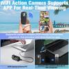 Outdoor Sports Camera In Helmet Motorcycle Bike Sport Mini Filming Bicycle Action 4K Professional Body Cam And Video Cameras
