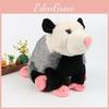 Opossum Plush Realistic Gray Possum Stuffed Animal Doll Soft Toy For Kids 40cm