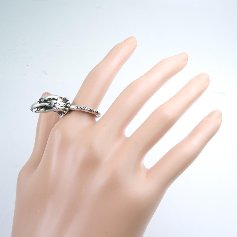GUCCI ANGER FOREST Ring Silver Silver #7.0(US Size) 12.8g unisex Used