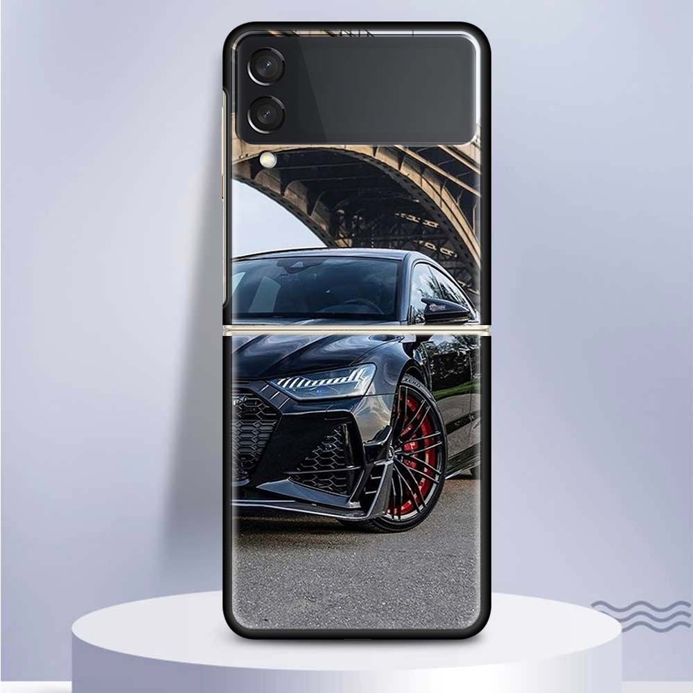 

Супер Автомобиль Для A-Audis R-S Sport Жесткий Прозрачный Чехол-Крышка из Поликарбоната для Samsung Galaxy Z Flip 7 6 5 4 3 5G Flip3 Flip4 Flip5 ZFlip6 Z Samsung Z Flip 3