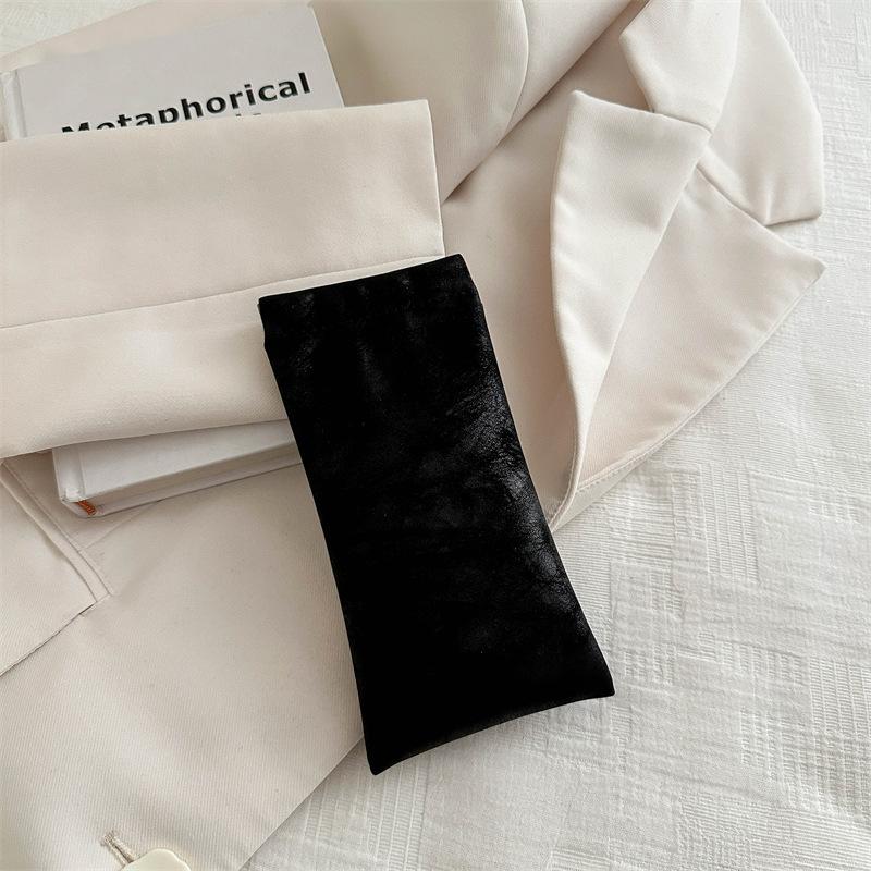 

Новая однотонная симпатичная анти-давление оправа очков для близорукости кожаная портативная сумка для хранения очков для мужчин и женщин