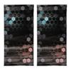 For Honeycomb Design 2x B Pillar Waterproof Decal for Vehicle Customization