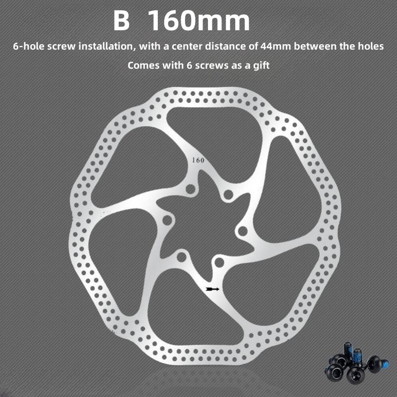 Bicycle Disc Brake Rotor 160/180 Thickness 1.8mm Bicycle Rotor Electric Scooter Rotor Bicycle Brake Rotor Bicycle Parts