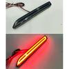 Generic BisTate for Toyota RAV4 XA50 2019-2024 Car LED Rear Fog Bumper Brake Light Tail Driving Lamps Exterior Accessories 2pcs (Smoked Black)