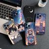 Cover for Xiaomi Redmi Note 12 11 10 A3 Pro 10A 10C 12C Note12 5G 4G Casing Phone Case Black Kitten Cat Eye Cute Anime