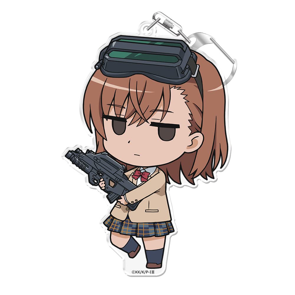 A Certain Magical Index III Puni Keychain Misaka Imouto Colle! (with Stand)