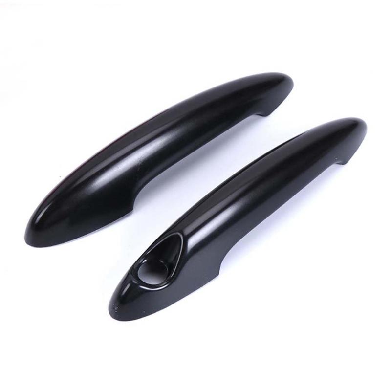 2Pcs Vehicle Inner Door Handle Cover Front/Rear Inner Armrest Decor for MINI for Cooper R50 R56 R60
