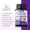Probiotic 50 Billion CFU Enzyme Supplement, Capsule, 12 Strains with 3 Prebiotics, Digestive Health Support