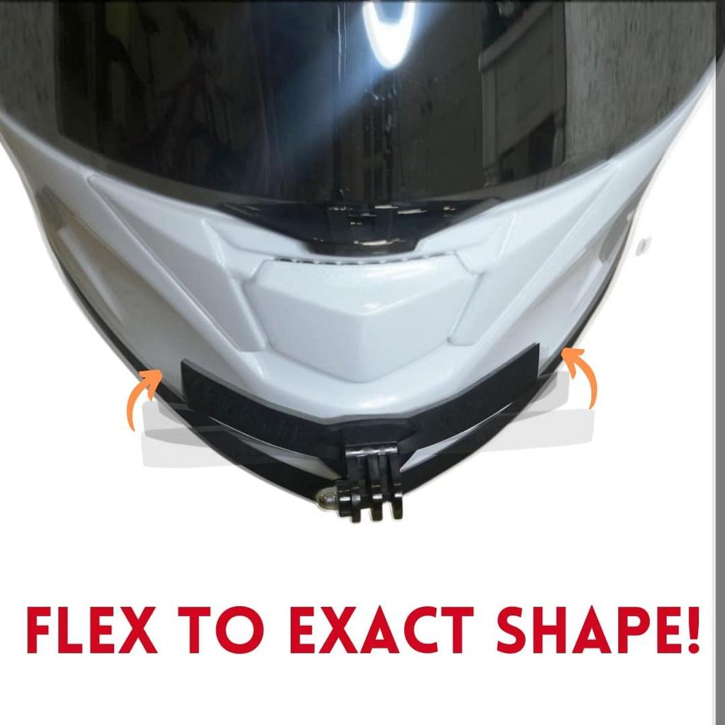 MotoRadds FLEX Slim Helmet Chin Mount Fits All Helmets GoPro Compatible Accessory - - [Genuine Product]