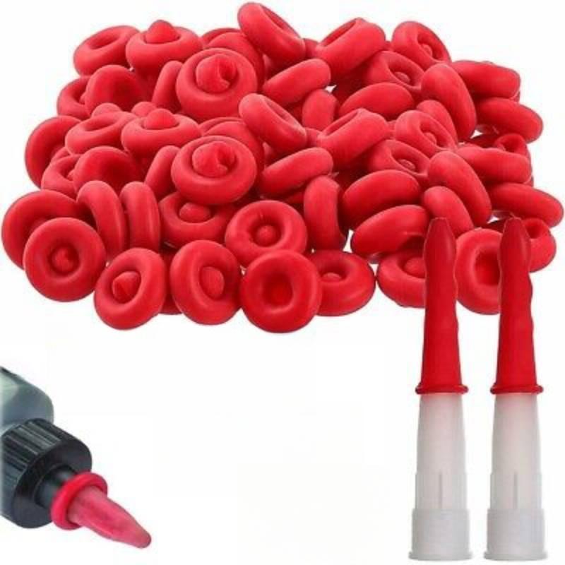 Red Caulk Cap Caulk Saving Sealer Saver for Open Caulking Tube Sealing Preserving Durable Easy To Use DIY Home Repair Tool