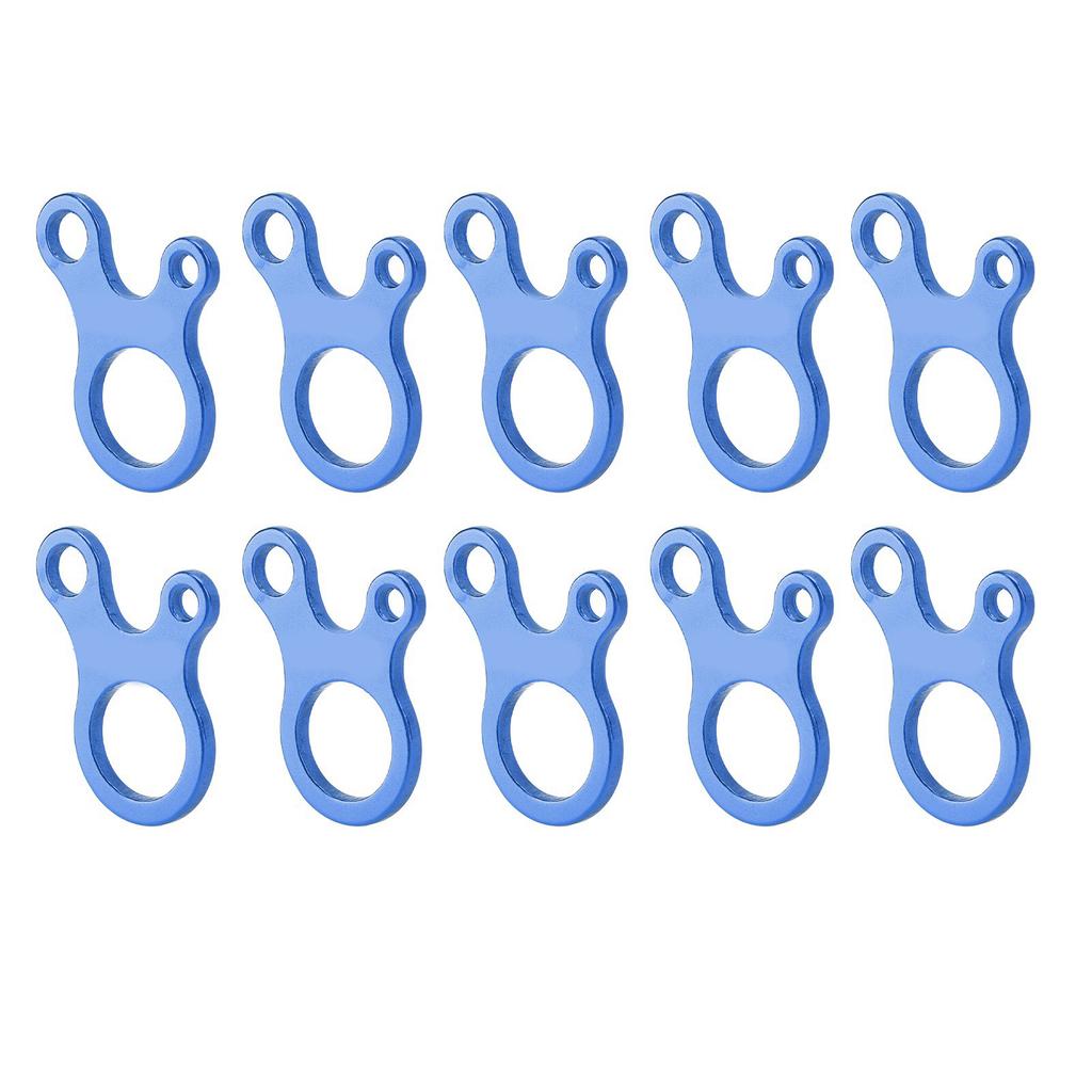3 Holes Rope Tensioner Guy Line Cord Tightening Adjusters for Tent Camping Hiking Backpacking Outdoor Activity