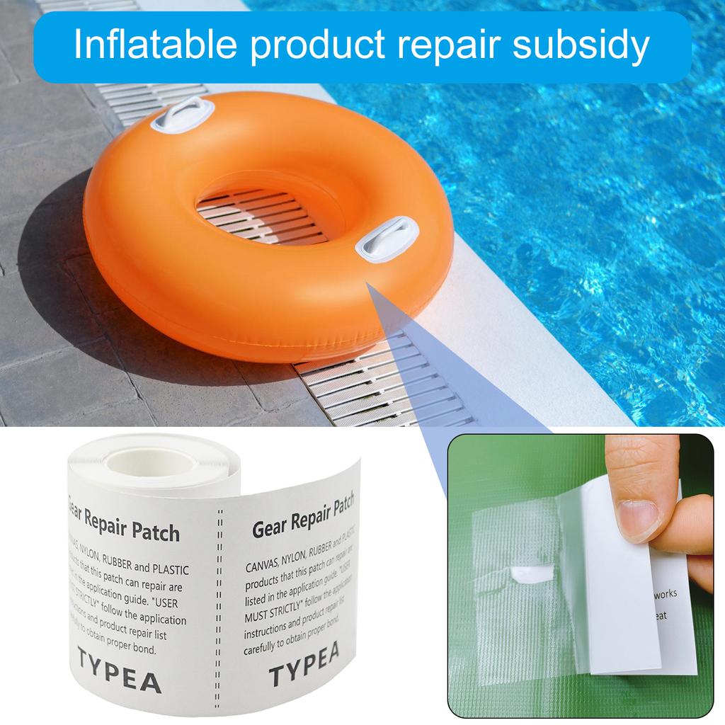 1pc Weatherproof Sail Repair Tape - Water Resistant Seal Patches for Tarp Motorhomes Cover Canopies - Fixes Tarp Sail