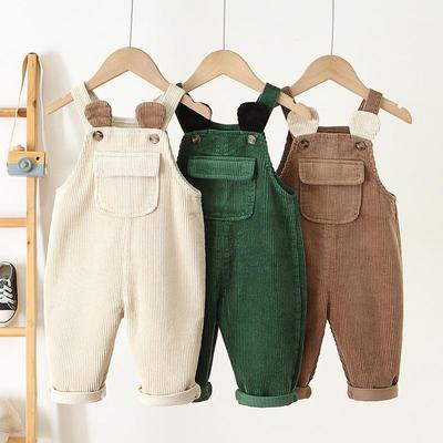 INS Baby Cord Latzhosen 2025 - Niedlich & Modisch im Koreanischen Stil für Alter 0-3