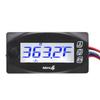 Motorcycle Blue Lighting LCD Water Temperature Gauge Meter 3 Way Connector Wiring Harness Thermometer Kit 16mm 0.63in