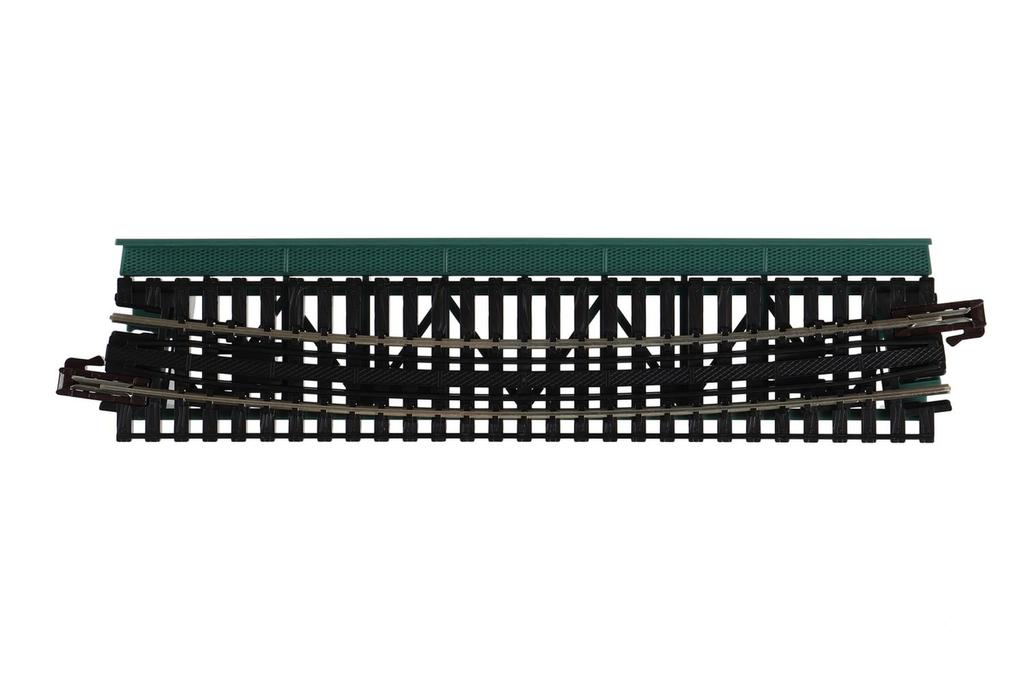 KATO N Gauge Single Track Deck Girder Curved Iron Bridge Green Railway Model Supplies R448-15° 20-466