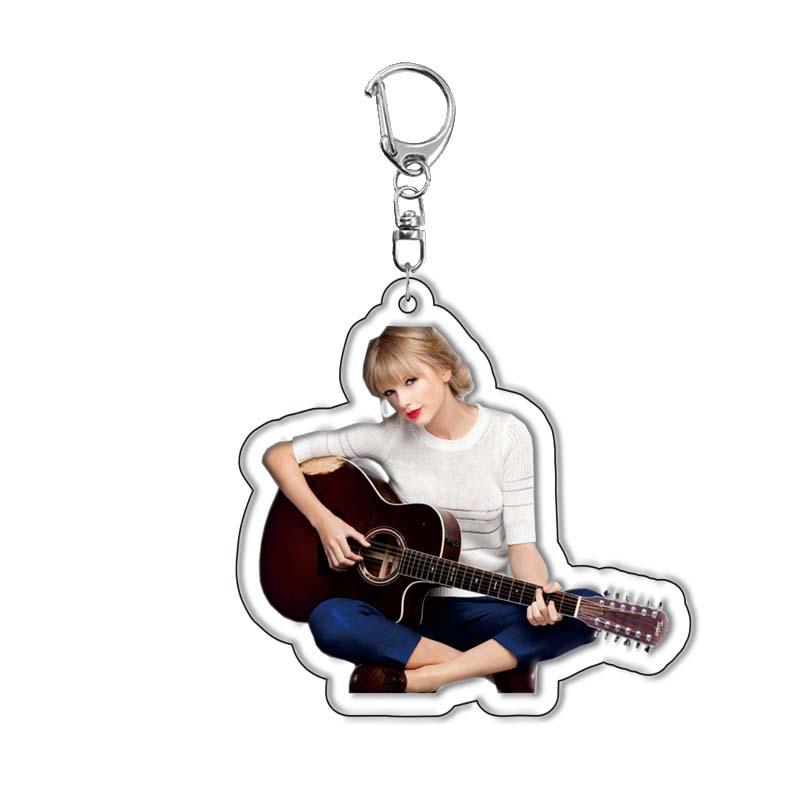 Taylor Swift Acryl Schlüsselanhänger Anhänger Figur 55mm gray