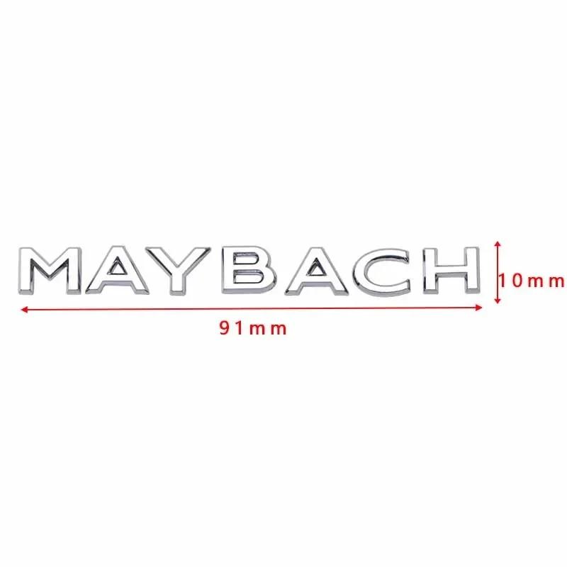 MAYBACH 4MATIC AMG TURBO Letter Emblem Badge Interior Center Console Logo Car Styling Accessory 3D Sticker For Mercedes Benz gfu1